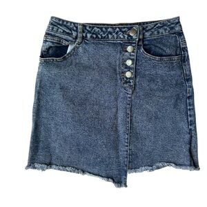 GB GIRLS Denim Button-Up Skirt Big Kids SIZE 14